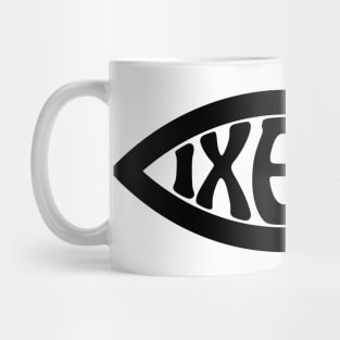 IXTUS - fish, an ancient sign of the early Christians Mug